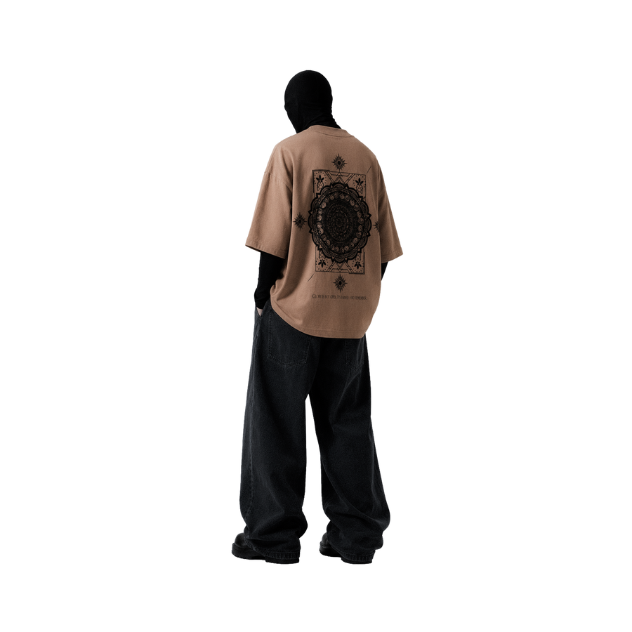 YTHRAL Elysium T-Shirt in Bone Beige