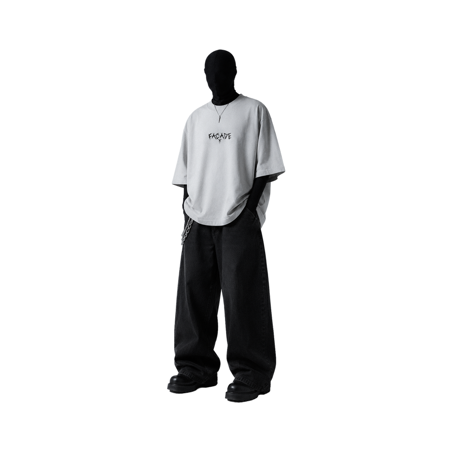 YTHRAL Facade T-Shirt in Optic White
