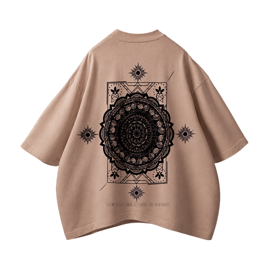 YTHRAL Elysium T-Shirt in Bone Beige