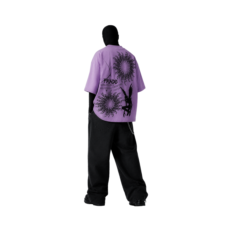 YTHRAL Facade T-Shirt in Lavender Haze