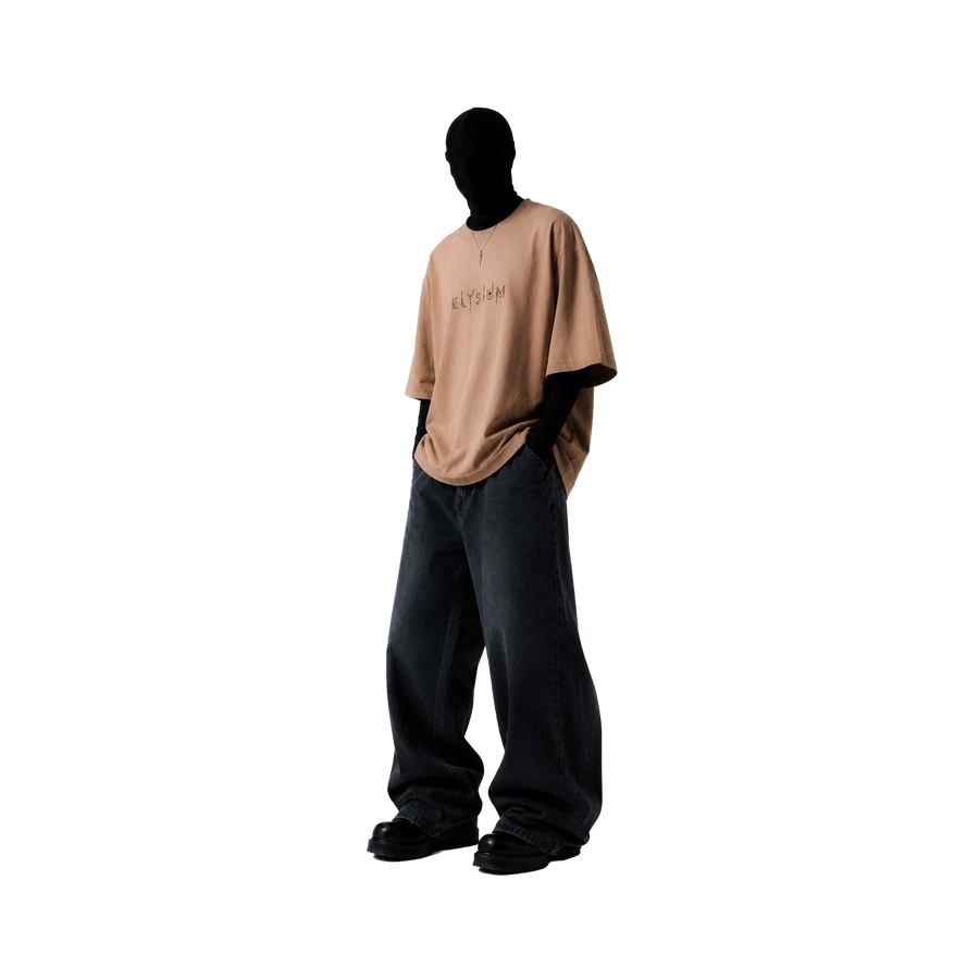 YTHRAL Elysium T-Shirt in Bone Beige