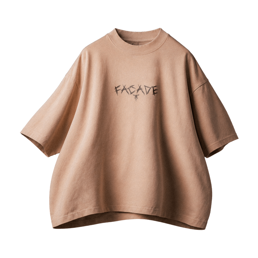 YTHRAL Facade T-Shirt in Bone Beige