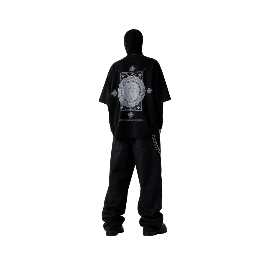 YTHRAL Elysium T-Shirt in Onyx Black