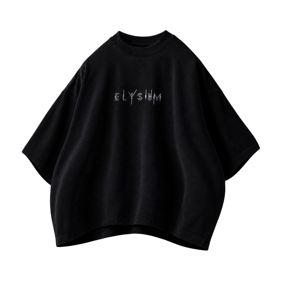 YTHRAL Elysium T-Shirt in Onyx Black