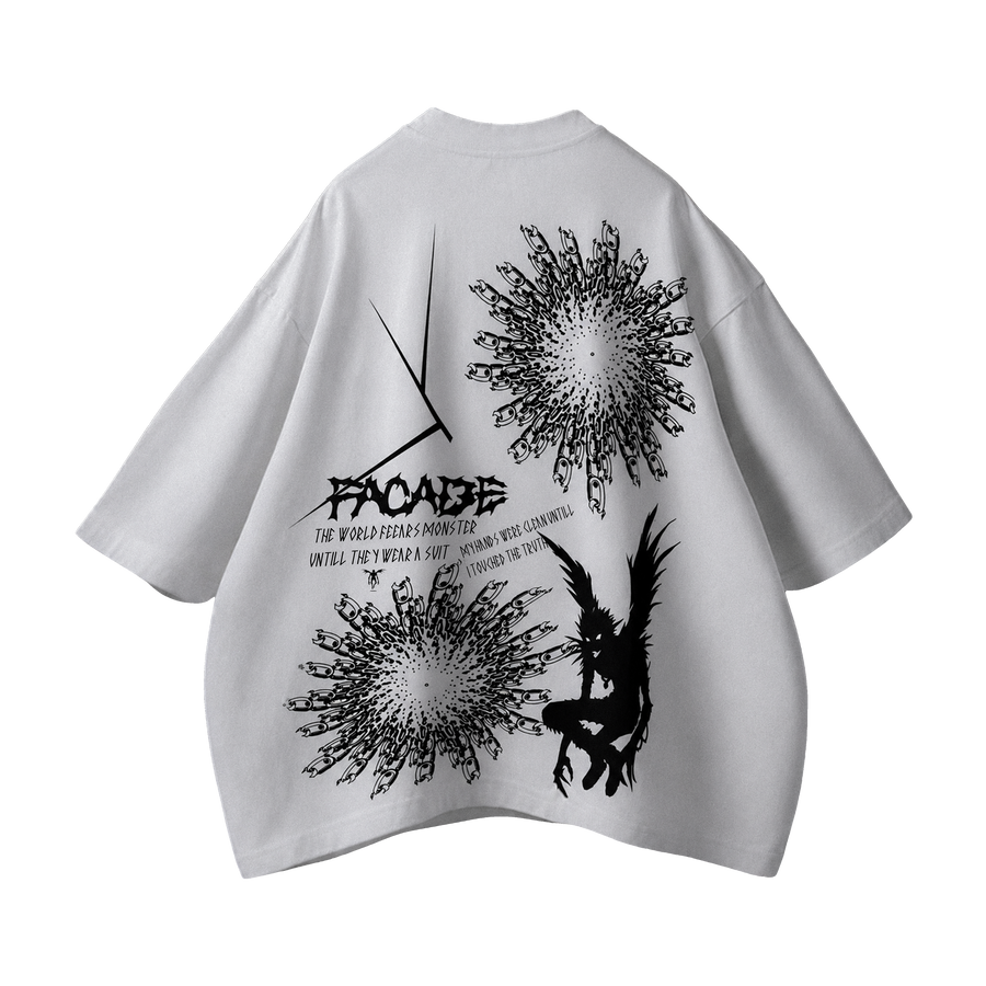 YTHRAL Facade T-Shirt in Optic White