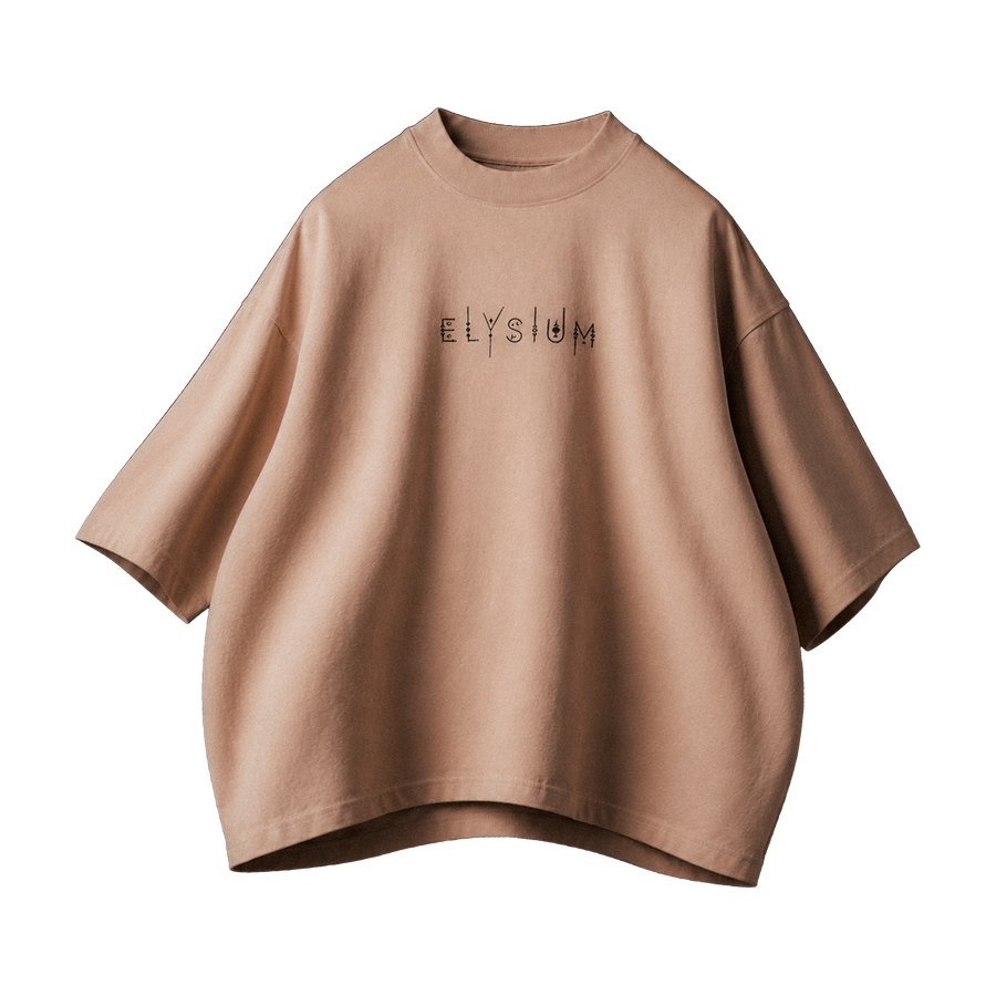 YTHRAL Elysium T-Shirt in Bone Beige